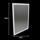 Oglinda LED Rentagulara, 60x80cm, Touch VENERA , Sistem Dezaburire,Dimabila