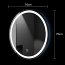 Oglinda LED Rotunda, 70cm, Basic Touch