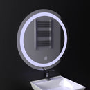Oglinda LED Touch Gallio , Diametru 60cm, Lumina Rece 6000K, Sticla Oglinda LED Simpla Default Title Alessandro Design
