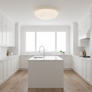 Plafonieră PL154 LED 35 cm, 31W, 3000K / 4000K / 6000K, Alb, Metal si Acril