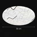 Plafonieră LED 35 cm, 31W, 3000K / 4000K / 6000K, Alb, Metal si Acril