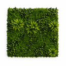 Panou de Gard Viu Artificial Cimișir, 100 x 100 cm, Verde
