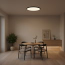 Plafoniera LED SOLIS 47cm 70W Lumina Rece Negru Plafoniere LED Default Title Alessandro Design