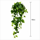 Plantă Artificială Suspendată Epipremnum, Inaltime 100cm, Verde