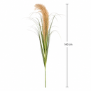 Planta Artificiala Iarba Ornamentala, 140 cm, Stuf si Iarba, Verde si Maro, Fara Ghiveci