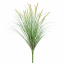 Planta Artificiala Iarba Ornamentala Tip Coada Vulpii, 100 cm, cu 12 Spice, Verde si Roz, Fara Ghiveci