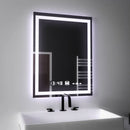 Oglinda LED Rectangulara, 45x60cm, Verite MotionGlow Marcello, Sistem Dezaburire, Ceas & Termometru, Dimabila
