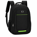 Rucsac Travel Business BAKU, 48x32x18 cm, Oxford, Negru si Verde