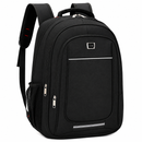 Rucsac Travel Business BAKU, 48x32x18 cm, Oxford, Negru si alb