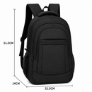 Rucsac Travel Business FERGANA, 51.5x32.5x14 cm, Oxford, Negru