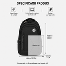 Rucsac Travel Business LANKARAN, 42x30x17 cm, Oxford,  Negru