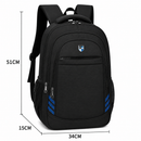 Rucsac Travel Business NAKHCHIVAN, 51x34x15 cm, Oxford, Negru si Albastru