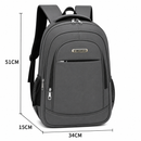Rucsac Travel Business RECIFE, 51x34x15 cm, Oxford, Gri