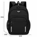 Rucsac Travel Business YEVLAKH, 47x32x14 cm, Oxford, Negru