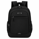 Rucsac de Scoala BOYSUN, 47x32x14 cm, Oxford, Negru si Alb