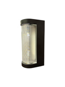 Aplica LED de Exterior AX155, Lumina Calda, 8W, Metal, Negru
