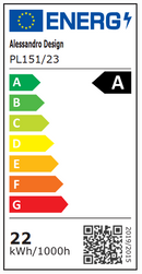 Plafonieră LED Floare 23 cm, 22W, 3000K / 4000K / 6000K, Alb, Metal si Acril