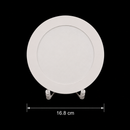 Spot LED AKTOBE, Ø16.8cm, 12W, Rotund, Lumina Rece, Alb, Metal si Acrilic