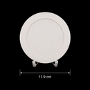 Spot LED AKTOBE, Ø11.9cm, 6W, Rotund, Lumina Rece, Alb, Metal si Acrilic