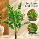 Planta Artificială Copac Tip Palmier Kentia, Cu Frunze Elegante, 160 cm, 7 frunze, Verde, cu Ghiveci