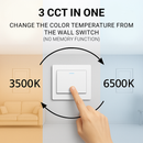 Lustra LED cu telecomanda si cristal NOVA ROTONDA RGB 42W, 2 Cercuri, lumina Rece/Calda/Neutra, Dimabila, Alb