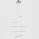 Lustra LED suspendata cu telecomanda si cristal LIBORIA 64W, lumina Rece/Calda/Neutra, Dimabila, Crom Lucios Lustre LED cu Telecomanda Default Title Alessandro Design