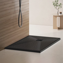 Cadita de dus dreptunghiulara 80x100 cm, slim 3 cm, gri inchis
