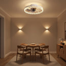 Lustra LED VEYA cu Telecomanda, 38W, D50cm, Lumina Rece/Neutra/Calda, Metal si Plastic, Alb