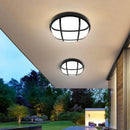 Aplica LED de Exterior AX311/218BK, Diametru 21.8cm, IP65, Lumina Calda