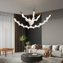 Lustra LED Suspendata Acril LT760/3GD, 48W, Lumina 3000/4000/6000K, Alb, Inaltime Reglabila