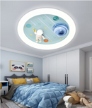 Lustra LED CONSTELATION cu telecomanda 64W, Diametru 50cm, lumina Rece/Calda/Neutra, Alb Albastru