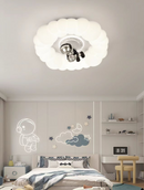 Lustra LED cu telecomanda 75W, Diametru 50cm, lumina Rece/Calda/Neutra, Alb