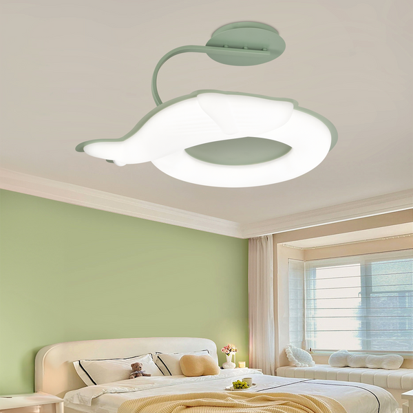 Lustră LED 8058GN, 59W, Acril Verde, Lumina 3000K/4000K/6000K