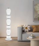 Lampadar LED cu telecomanda 82W Modern LP510/6BK 120Cm Negru Veioze & Lampadare Default Title Alessandro Design