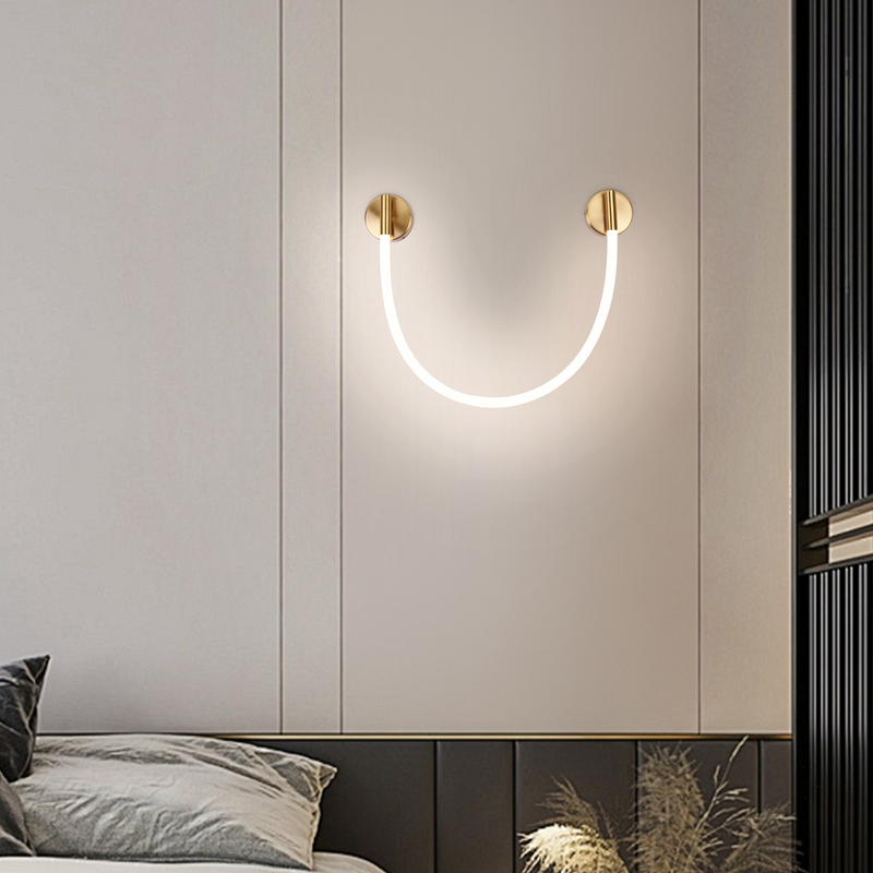 Aplica LED de Perete, 50cm, 3000K/4000K/6000K, Auriu