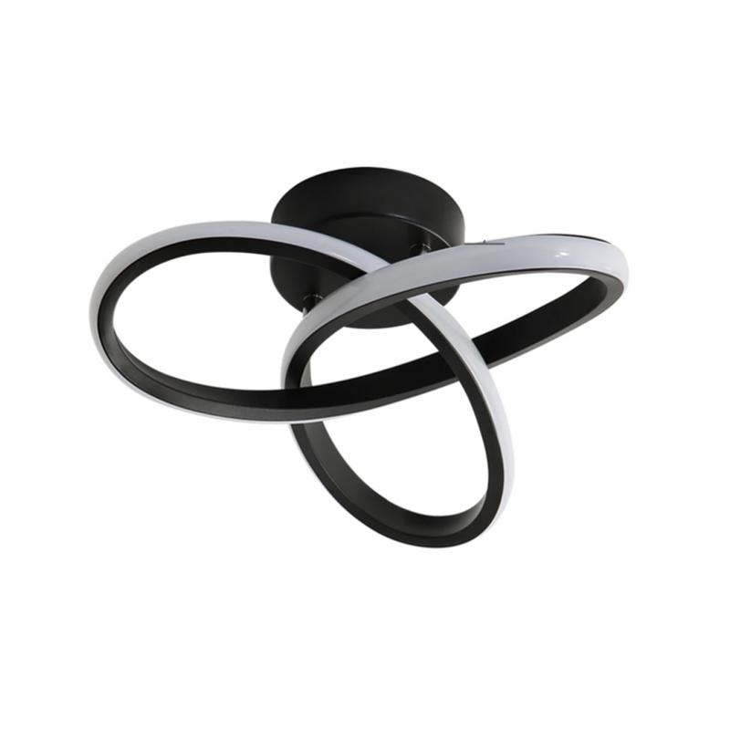 Lustra LED VERTEX Infinitum 26W, Lumina Rece/Calda/Neutra, Negru