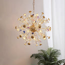 Candelabru Cristal CC372/600GD, 32xG4, Auriu si Cristale , 55cm, Inaltime Reglabila