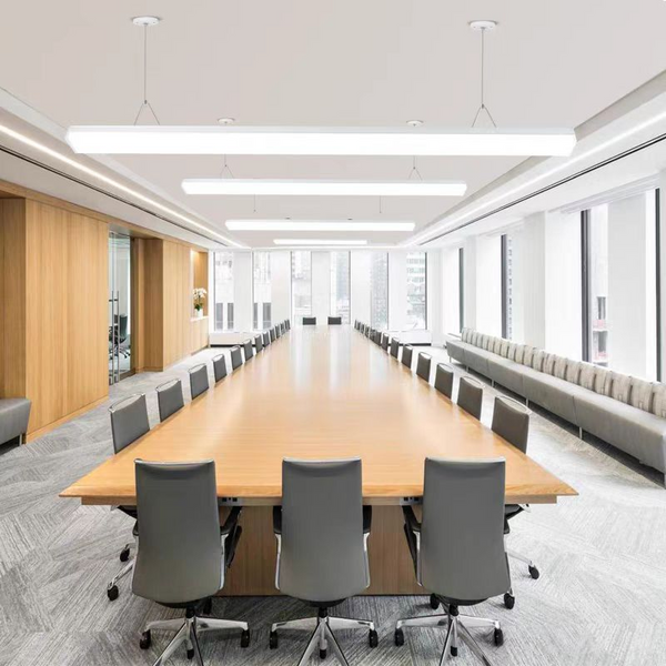 Lustra LED suspendata DARIN, 120cm, 23W, Inaltime Reglabila, Lumina Rece, Alb