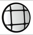 Aplica LED de Exterior AX311/162BK, Diametru 16.5cm, 12W, IP65, Lumina Calda