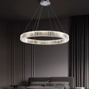 Lustra LED cu telecomanda LLC130/1CH, Cristal si Metal, 31W, 1 Cerc, Dimabila, Inaltime Reglabila, Lumina Rece/Calda/Neutra, Iluminat Luxos Lustre LED cu Telecomanda Default Title Alessandro Design
