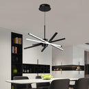 Lustra LED cu Telecomanda LT176/5BK, 69W, 5 Elemente, Lumina Rece/Clada/Neutra, Dimabila, Negru, Inaltime Reglabila Lustre LED cu Telecomanda Default Title Alessandro Design