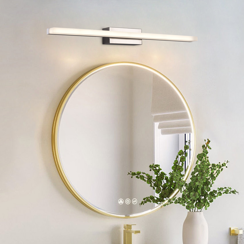 Aplica LED de Baie, COMO, 7W, liniara, lumina Neutra, Negru