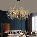 Candelabru Cristal NEBULA Magno, 9x G9, Auriu, 60cm Candelabre Cristal Default Title Alessandro Design