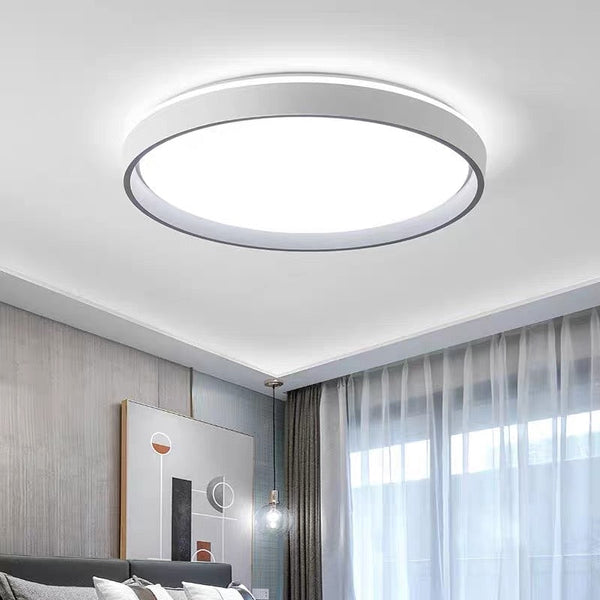 Plafoniera LED PL102/500GY, 51W, Diametru 49cm, Lumina Calda/Rece/Neutra, Alb