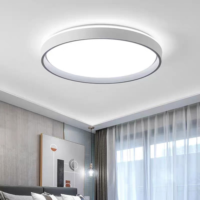 Plafoniera LED PL102/500GY, 51W, Diametru 49cm, Lumina Calda/Rece/Neutra, Alb