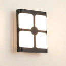 Aplica LED Exterior Timeea, 18W, Negru, 6000K