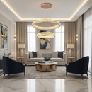 Candelabru Cristal, KENSINGTON Magno, 111W, Auriu, 2 elemente, Inaltime reglabila, Lumina Calda/Rece/Neutra Lustre LED cu Telecomanda Default Title Alessandro Design