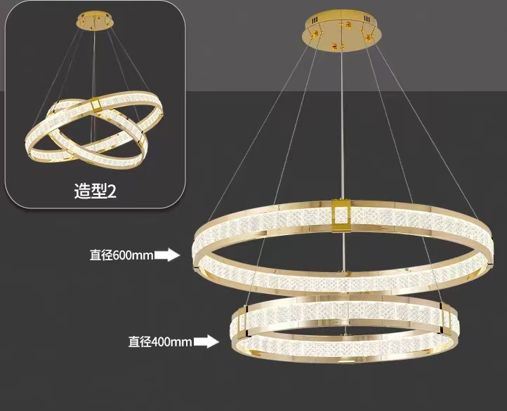 Candelabru Cristal, LINDERHOF Magno, 62W, Diametru 60cm, Lumina Rece/Calda/Neutra, Auriu, Inaltime Reglabila