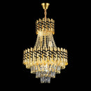 Candelabru Cristal 10XE14 Nardo Auriu Negru, 60 cm diametru, 75 cm inaltime Candelabre Cristal Default Title Alessandro Design