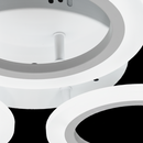 Lustra LED MARA 27W, 3 Cercuri, lumina Neutra, Alb